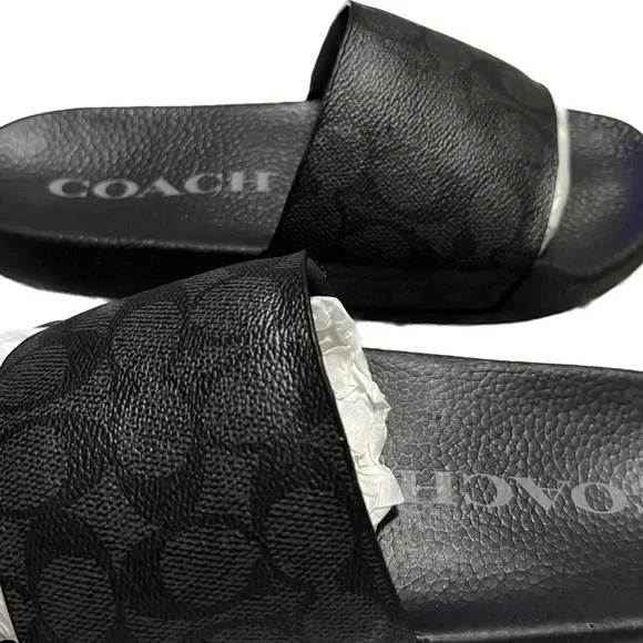 Coach Udele Black Monogram slide - Picture 4 of 8